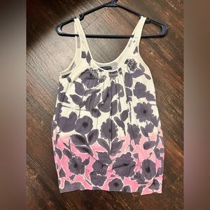 AE banded bottom tank top